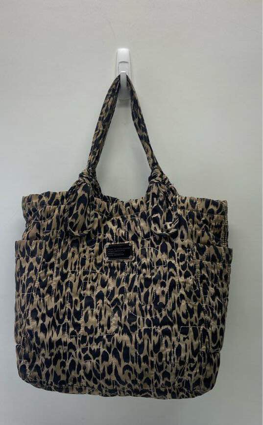 Marc By Marc Jacobs Nylon Quilted Tote Leopard Toe Print image number 1