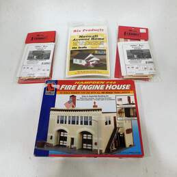 HO Scale Home Loft Barn Hempden Fire Engine House Model Kits IOB