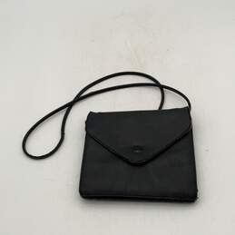 Wild Fable Womens Black Leather Inner Pocket Snap Crossbody Bag Purse