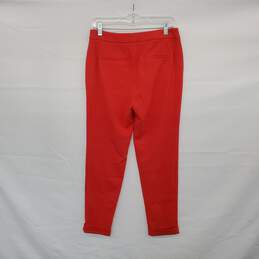 Boden Red Orange Tapered Slim Leg Pant WM Size 4R NWT alternative image