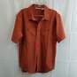 Filson Men's Orange Polyester Ultra-Light Short Sleeve Shirt Size XS image number 1