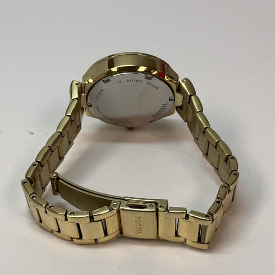 Designer Fossil BQ-1183 Stainless Steel Round Dial Quartz Analog Wristwatch image number 4
