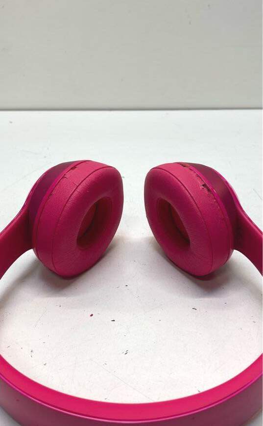 Beats Dr Dre Solo2 Wired On Ear Headphones Gloss Pink w/case IOB image number 5