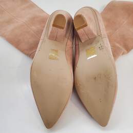 Senita Pink Suede Heeled Boots Women's Size 9.5 alternative image