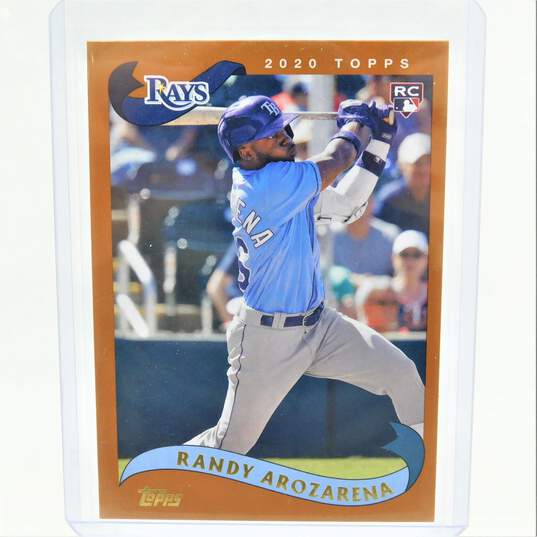 2020 Randy Arozarena Topps Archives 2002 Rookie Tampa Bay Rays image number 1