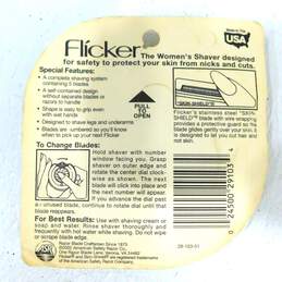 Vintage Flicker Classic Shaver 5 Blades NIB alternative image