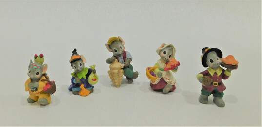 Assorted Mousekins Holiday Fall Autumn Halloween Thanksgiving Figurines image number 2