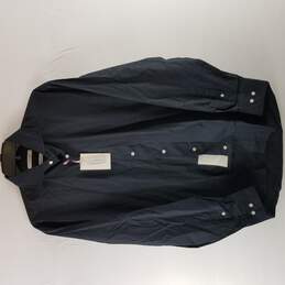 Isaac Mizrahi Men Black Button Up 34/35 NWT