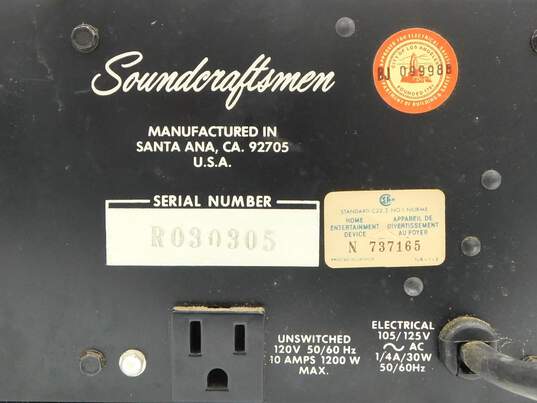 VNTG Soundcraftsmen Brand RP2215-R Model Frequency Equalizer w/ Power Cable image number 3