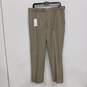 Peter Christian Men's Tan Wool/Silk Blend Dress Pants Size 38 x 29 image number 1