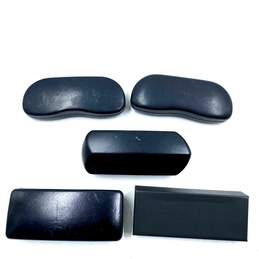 Unbranded Black Sunglasses Cases Only Women's - 5 Pairs Size One Size alternative image