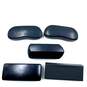 Unbranded Black Sunglasses Cases Only Women's - 5 Pairs Size One Size image number 2