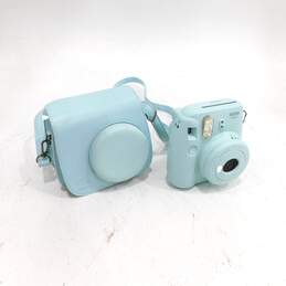 Working Instax Mini 9 Pastel Blue Instant Film Camera With Case