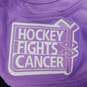 Chicago Blackhawks Hockey Fights Cancer Purple Black Hockey Jersey W/ Tags Sz 46 image number 5