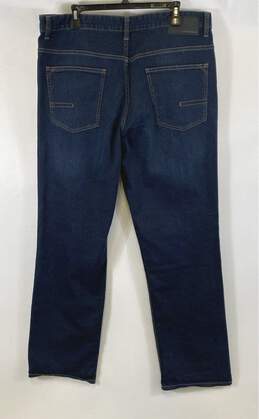 NWT Calvin Klein Mens Blue Cotton Blend Low Rise Pockets Straight Leg Jeans 38 alternative image