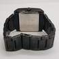 Armani Exchange 45mm WR 5ATM Rectangular Black Stainless Steel Watch image number 7