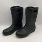NWT Wolverine Mens Black Rubber Mid-Calf Pull-On Rain Boots Size 13 With Handles image number 2