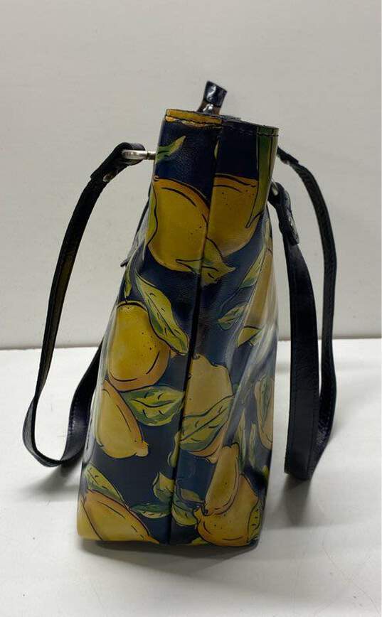 Patricia Nash Lemon Print Shoulder Bag Multicolor image number 3