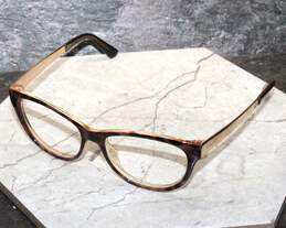 Gucci Havana/Floral/Gold Oval Eyeglass Frames - GG 3742 alternative image