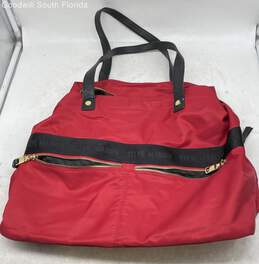 Steve Madden Womens Red Black Handbag