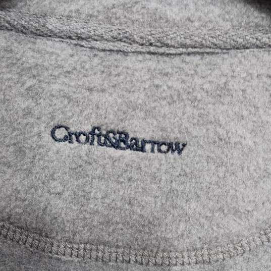 Men’s Croft & Barrow ¼ Zip Fleece Pullover Sweater Sz L image number 3