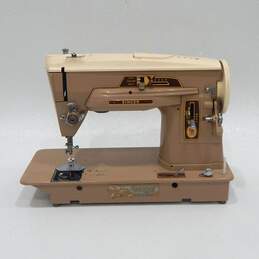 VTG Singer 403 Slant-O-Matic Sewing Machine TESTED For P&R alternative image