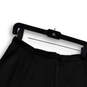 Womens Black Flat Front Stretch Back Zip Short A-Line Skirt Size 10 image number 3
