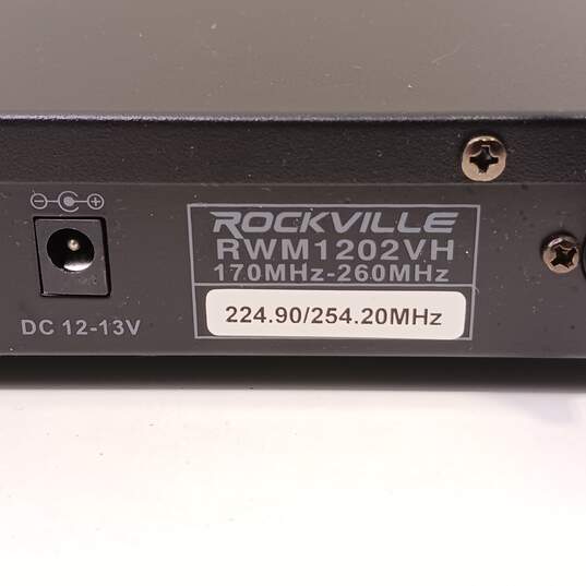 Rockville RWM1202VH VHF Wireless Dual HandHeld Microphone System Receiver IOB image number 5