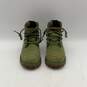 Timberland Boys Work Boots Round Toe Ankle Lace-Up Green Suede Size 4.5 image number 1