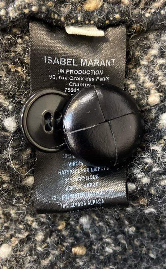 Isabel Etoile Marant Gray Speckled Wool jacket - Size 38 (US 6) image number 5