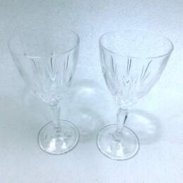 Vintage Crystal Wine Glass Goblet Bundle alternative image
