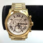 Designer Michael Kors Cooper MK-5916 Gold-Tone Round Dial Analog Wristwatch image number 1