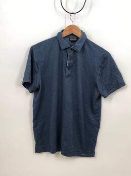 Michael Michael Kors Men's Blue Collared Shirt Size M