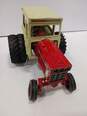 Bundle of 2 Vintage Red Large Toy Trucks/Tractors image number 2