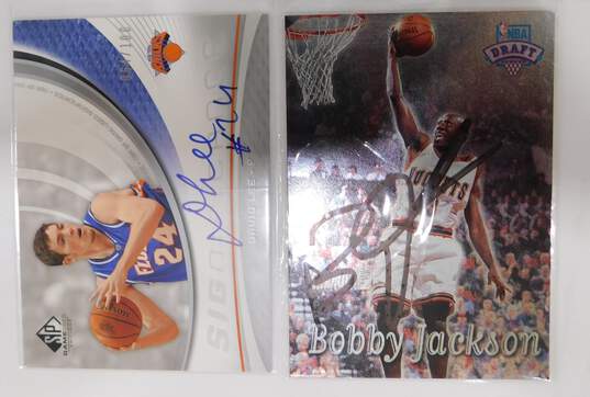 5 Autographed Sports Trading Cards image number 2