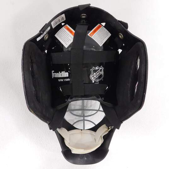 Chicago Blackhawks NHL Franklin GFM1500 Hockey Goalie Youth Helmet Face Mask image number 3