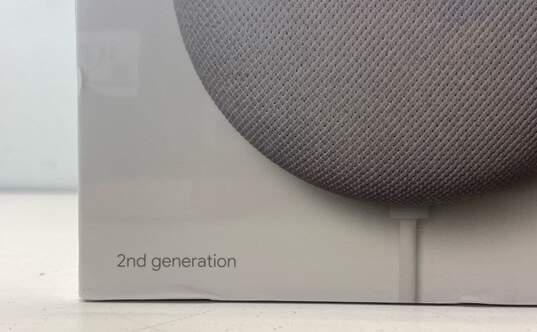 Google Nest Mini 2nd Generation Smart Speaker Chalk image number 2