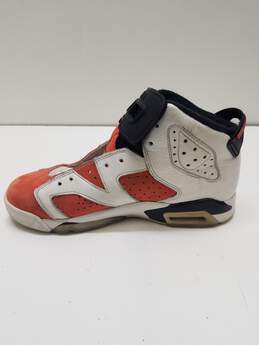 Air Jordan 6 Retro Gatorade Like Mike White (GS) Athletic Shoes White Orange 384665-145 Size 6Y Size 7.5 alternative image