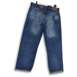 NWT Vintage Lucky Legend Mens 363 Blue Denim Medium Wash Straight Jeans Sz 36x32 alternative image