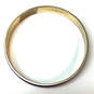 Designer Kate Spade Gold-Tone Blue Enamel Solid Bangle Bracelet image number 2