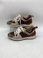 Authentic Valentino Womens Beige & Burgundy Sneakers Size 6.5 image number 1