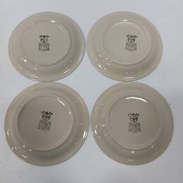 4 Philippe Richard Swirl Yellow China Lunch Plates 7.5" alternative image