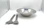 Wilton Pewter Botanica Leaves Serving Bowl W/ Utensils image number 1