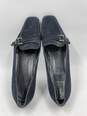 Authentic Stuart Weitzman Navy Loafers W 8M image number 6