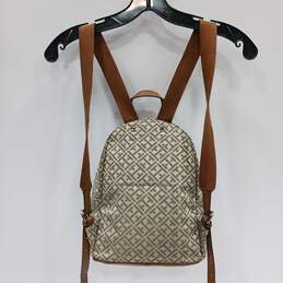 Tommy Hilfiger Grey Mini Backpack With TH Pattern alternative image