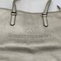 Kate Spade Womens Silver Leather Zipper Double Handle Tote Bag Purse image number 5