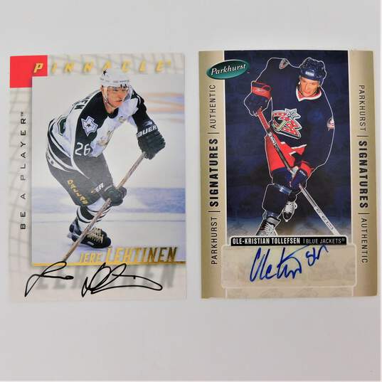 5 Autographed Sports Trading Cards image number 3