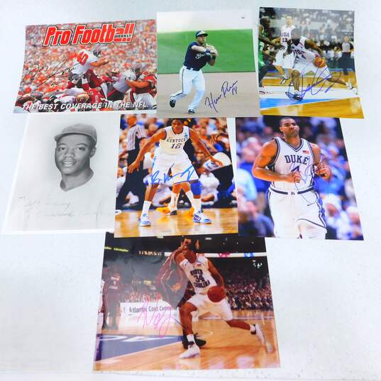 7 Autographed Sports Photos image number 1