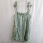 Reformation Green Cotton Tucker Eyelet Mini Dress Size M image number 2