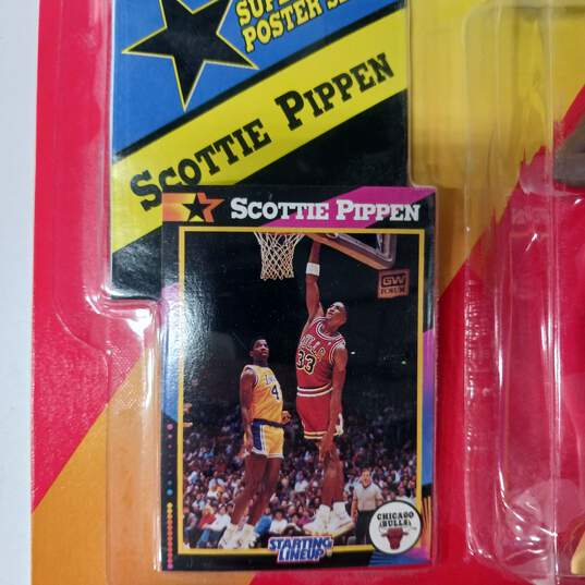Scottie Pippen Starting Lineup Figure In Sealed Packaging image number 4